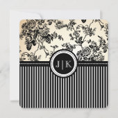 PixDezines zwart/toile/rozen (Voorkant)