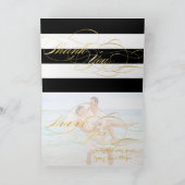 PixDezines zwart+wit+strepen dank u kaarten (Binnen)