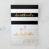 PixDezines zwart+wit+strepen dank u kaarten (Binnen)