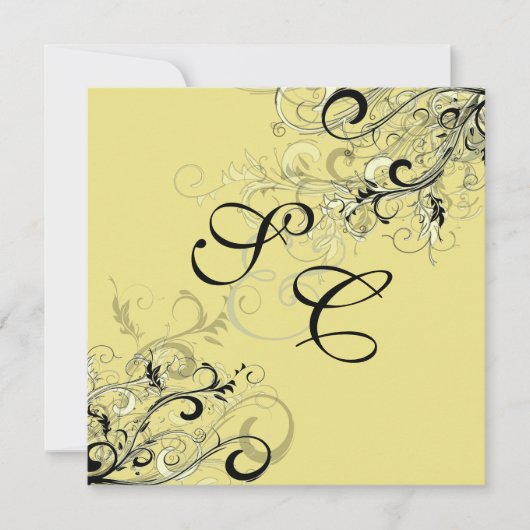 PixDezines  ZWART ZWART ZWISSELEN/diy achtergrond Kaart (Voorkant)