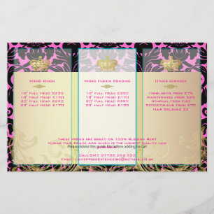 PixDezines zwarte flora demask/diy backgorund colo Flyer