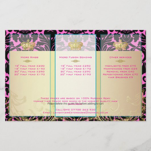 PixDezines zwarte flora demask/diy backgorund colo Flyer (Voorkant)