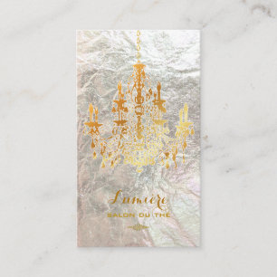 PixDezines zwarte+goudblazers/faux zilver Visitekaartje