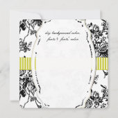 PixDezines zwarte  Rozen Toile DIY-kleur (Achterkant)