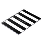 PixDezines zwarte+witte strepen/verstelbare/DIY co Notitieboek (Linkerzijde)