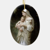 PixDezinves L'onschuld van Bougeureau schilderij Keramisch Ornament (Achterkant)