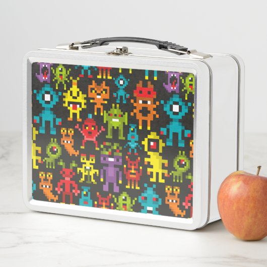 Pixel 8-bits monsters (In situ)