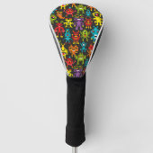 Pixel 8-bits monsters golfheadcover (Voorkant)