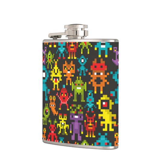 Pixel 8-bits monsters heupfles (Links)