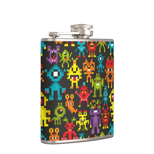 Pixel 8-bits monsters heupfles (Rechts)