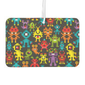 Pixel 8-bits monsters luchtverfrisser (Achterkant)