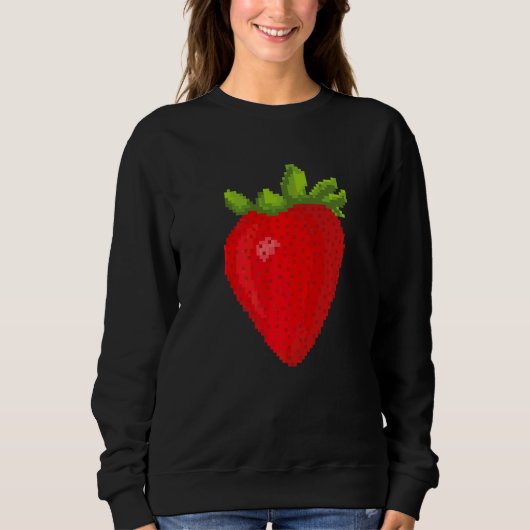Pixel Aardbei Trui (Voorkant)
