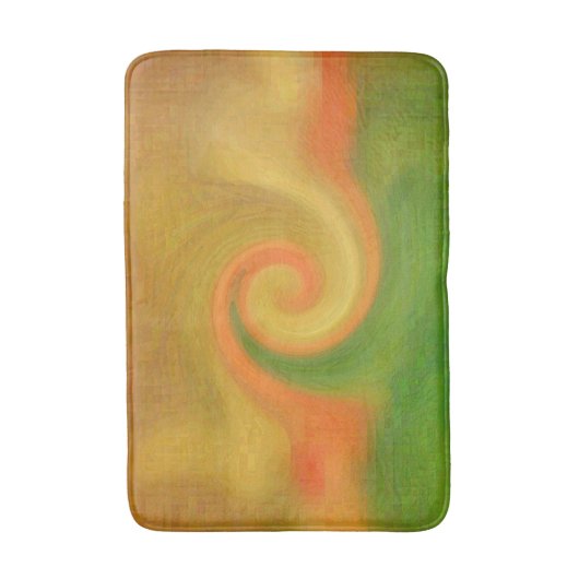 Pixel Abstract najaar wervelkolom Badmat (Voorkant Verticaal)