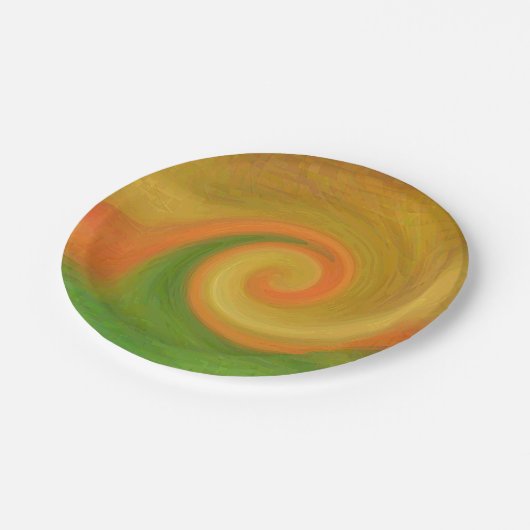 Pixel Abstract najaar wervelkolom Papieren Bordje (Gekanteld)