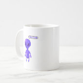 Pixel Alien Welkom Gamer Koffiemok (Voorkant links)