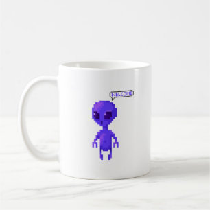 Pixel Alien Welkom Gamer Koffiemok