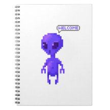 Pixel Alien Welkom Gamer