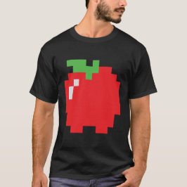 Pixel Apple 80s Videogame Halloween Groep Kostuum T-shirt