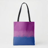 Pixel Art Bisexual Pride Flag Tote Bag (Voorkant)