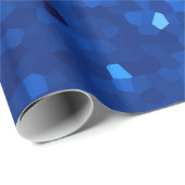 Pixel Art Blue Heart Retro Gamer Liefde Cadeaupapier (Rol Hoek)