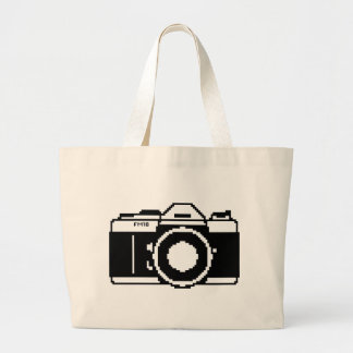 Pixel Art Camera Canvas tas