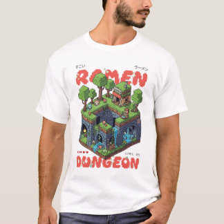 Pixel Art Collecties - Ramen Dungeon T-shirt