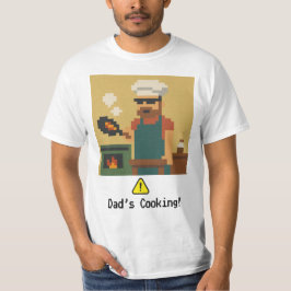 Pixel Art Dad's Cooking T-shirt