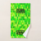 Pixel art denim set towels bad handdoek (Handdoek)