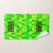 Pixel art denim set towels bad handdoek (Handdoek)