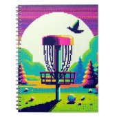 Pixel Art Disc Golfbaan Notitieboek (Voorkant)