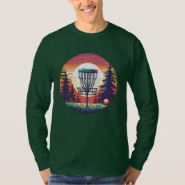 Pixel Art Disc Golfbaan T-shirt