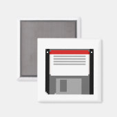 Pixel art diskette magneet (Voorkant / Achterkant)