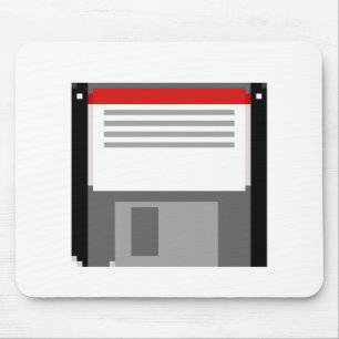 Pixel art diskette muismat