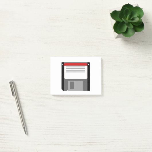 Pixel art diskette post-it® notes (Kantoor)