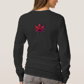 Pixel Art ellebogen omhoog | Canada Support & Ally T-shirt (Achterkant)