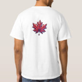 Pixel Art ellebogen omhoog | Canada Support & Ally T-shirt (Achterkant)