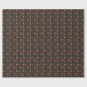 Pixel art eten, naadloze textuur. cadeaupapier (Vlak)