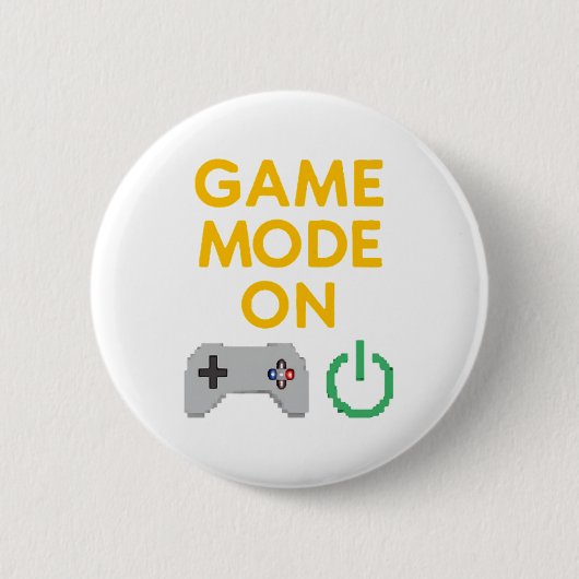 Pixel Art Gaming Design" Ronde Button 5,7 Cm (Voorkant)
