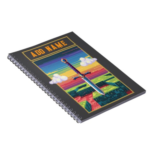 Pixel Art Gaming Notitieboek (Rechterzijde)