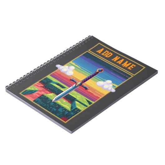 Pixel Art Gaming Notitieboek (Linkerzijde)