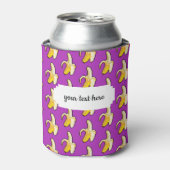 Pixel Art gereed om geel bananenpatroon te eten Blikjeskoeler (Blikje Voorkant)