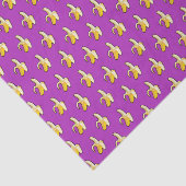 Pixel Art gereed om geel bananenpatroon te eten Tissuepapier (Detail)