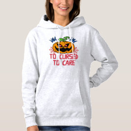 Pixel Art Halloween pompoenen, schedels en vleermu Hoodie