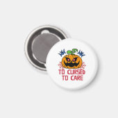 Pixel Art Halloween pompoenen, schedels en vleermu Magneet (Voorkant / Achterkant)