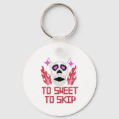 Pixel Art Halloween pompoenen, schedels en vleermu Sleutelhanger (Achterkant)