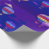 Pixel Art Heet Lucht Ballon Inpakpapier (Hoek)