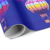 Pixel Art Heet Lucht Ballon Inpakpapier (Rol Hoek)