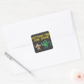 Pixel Art Hercules - Sticker (Envelop)