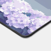Pixel Art Hydrangea Desk Mat - Floral Gaming Mouse (Hoek)