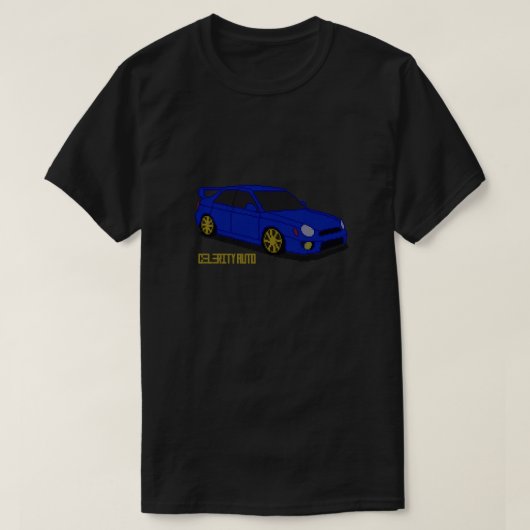 Pixel Art JDM Legend Bugeye Rally T-shirt (Design voorkant)